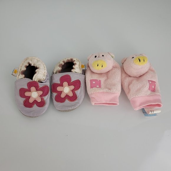 Bobux Shoes Bobux Ministar Baby Girl Leather Slipper Shoes